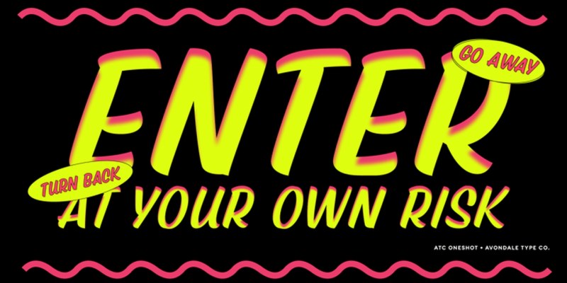 ATC Oneshot Font Family free download preview 6 – Script And Handwritten font