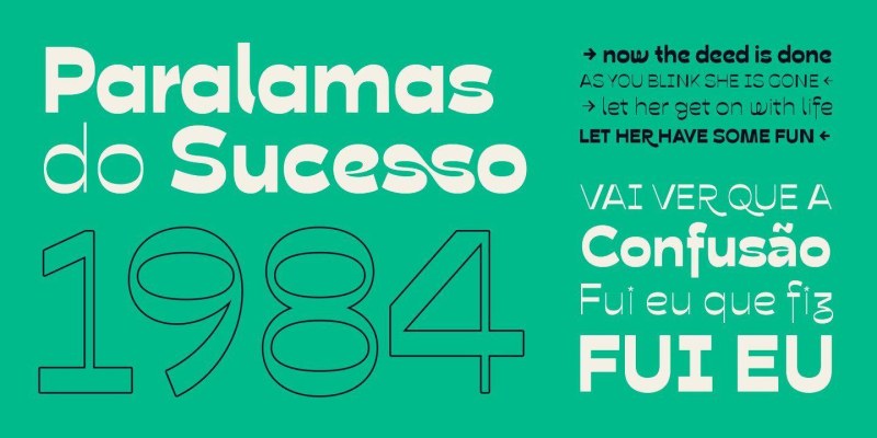 Acarau Display Font Family free download preview 4 – Display Fonts font