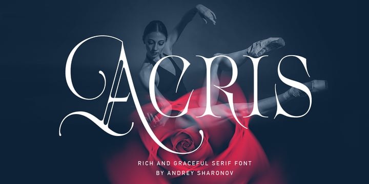 Acris Font Family free download preview 10 – Serif Fonts font