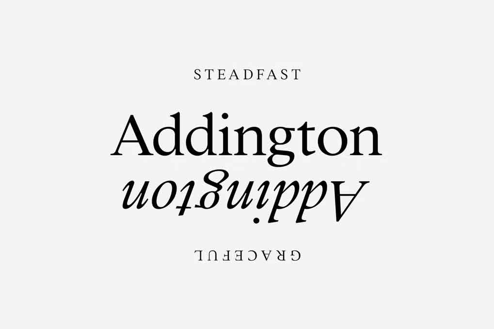 Addington CF serif font family free download – Serif Fonts font preview image for Windows and Mac