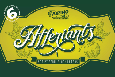 Afferiants Font Family free download – Script And Handwritten font preview