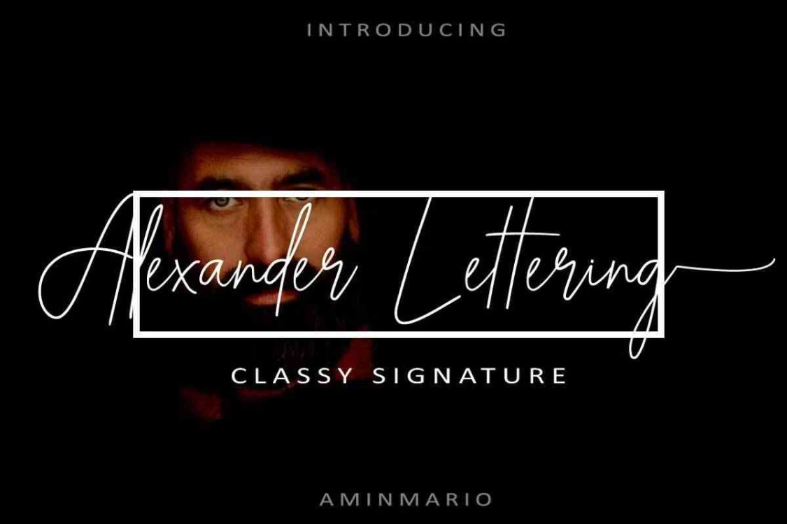 Alexander Lettering Font free download – Script And Handwritten font preview image for Windows and Mac