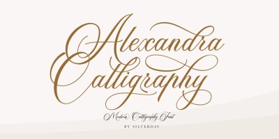 Alexandra Calligraphy Font free download – Calligraphy Fonts font preview
