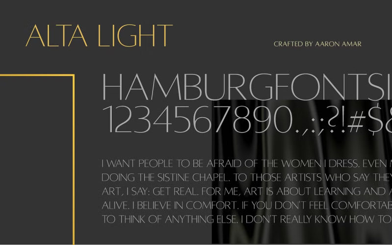 Alta Font free download preview 3 – Serif Fonts font