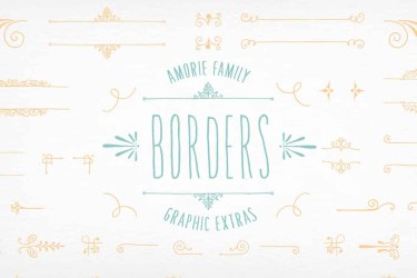 Amorie Font Elements free download – Handwriting Fonts font preview