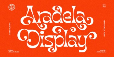 Aradela Display Font free download – Display font preview