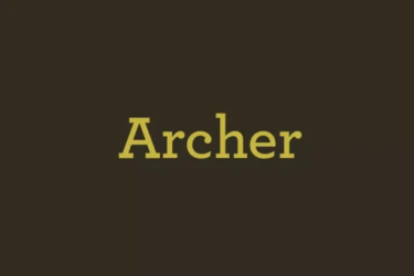 Archer Font free download – Slab Serif Fonts font preview