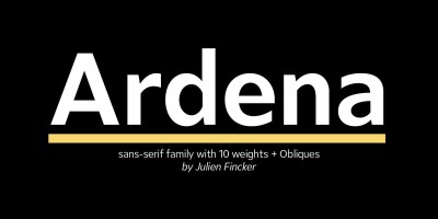 Ardena Font Family free download – Sans Serif font preview
