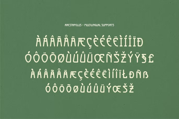 Arestapolus Font free download preview 3 – Sans Serif Fonts font