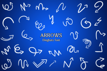 Arrows Font free download – Decorative Fonts font preview