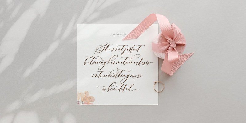 Asley Bethany Font free download preview 6 – Script And Handwritten font