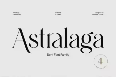 Astralaga Font free download – Display font preview