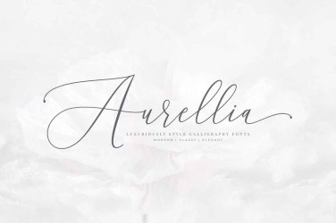 Aurellia Font free download – Script And Handwritten font preview