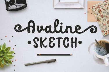 Avaline Script Sketch Font free download – Script And Handwritten font preview