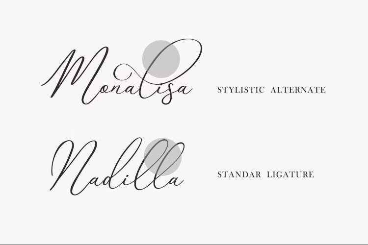 Avelline Font free download preview 4 – Script And Handwritten font