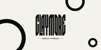 BK Claymore Font Family free download – Display font preview