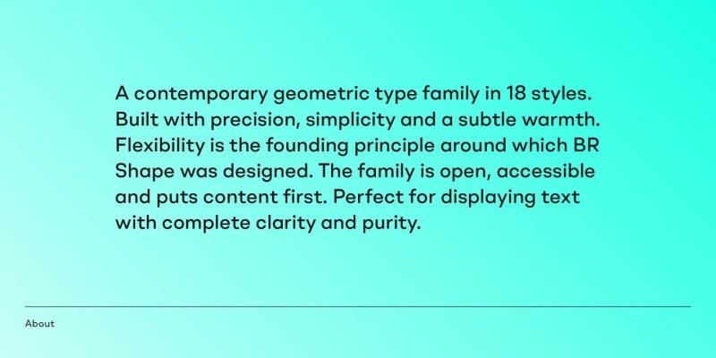 BR Shape Font Family free download preview 3 – Sans Serif Fonts font