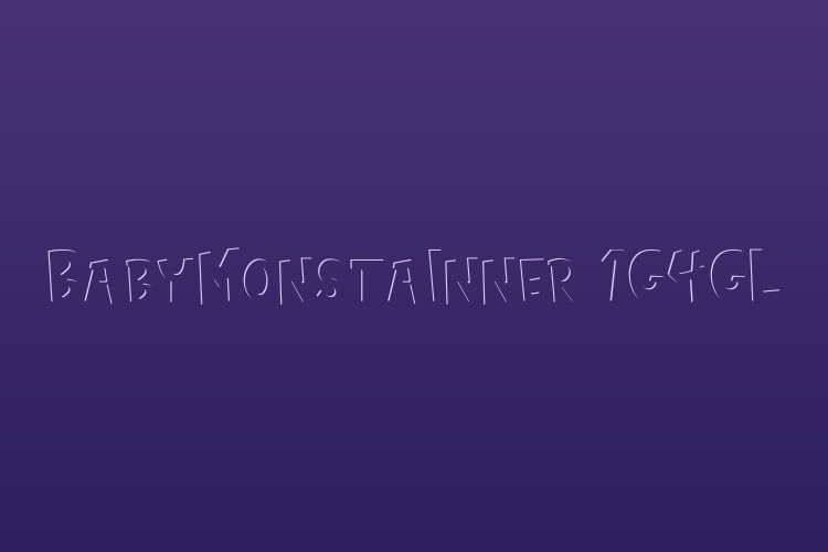 Baby Monsta Font Family free download preview 5 – Display Fonts font