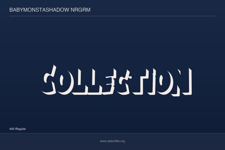 Baby Monsta Font Family free download preview 8 – Display Fonts font
