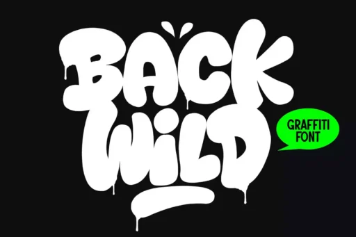 Back Wild Font free download – Display Fonts font preview image for Windows and Mac