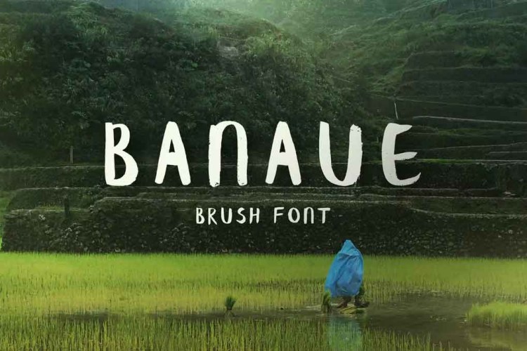 Banaue Handwritten Brush Font free download preview 3 – Script And Handwritten font
