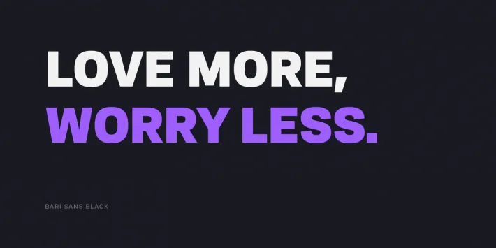 Bari Sans Font free download preview 2 – Sans Serif Fonts font