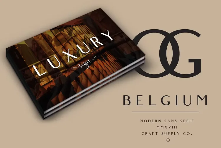Belgium Font preview 5 – Serif Fonts font sample