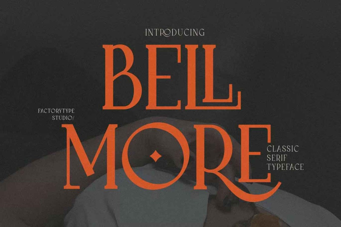 BellMore Font free download – Serif Fonts font preview image for Windows and Mac