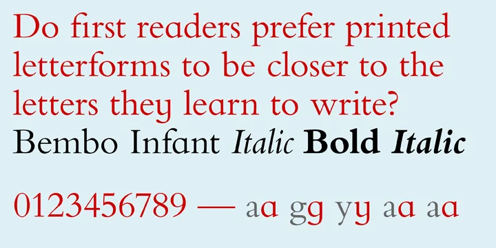 Bembo Font preview 1 – Serif Fonts font sample