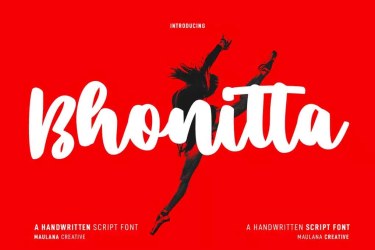 Bhonitta Script Font free download – Script And Handwritten font preview