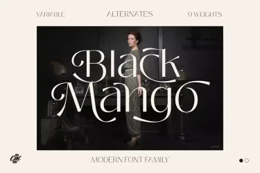 Black Mango Font free download – Branding font preview