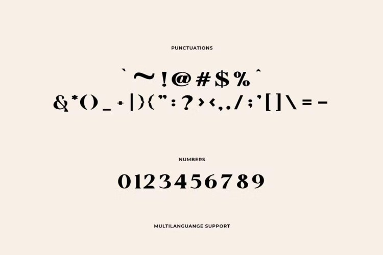 Blanch Sage Font free download preview 9 – Serif Fonts font