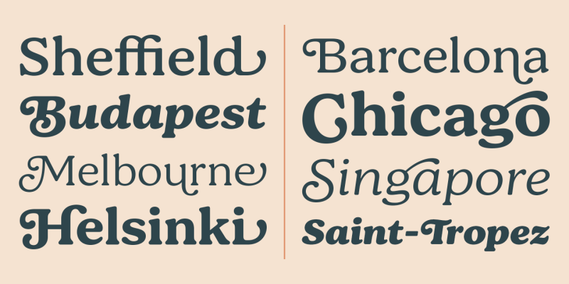 Bogue Font free download preview 5 – Serif Fonts font