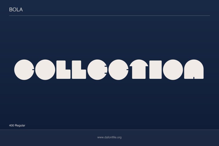 Bola Font free download preview 2 – Sans Serif Fonts font