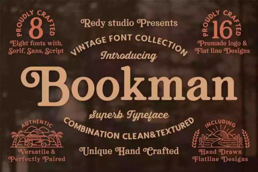 Bookman Font free download preview 11 – Serif Fonts font