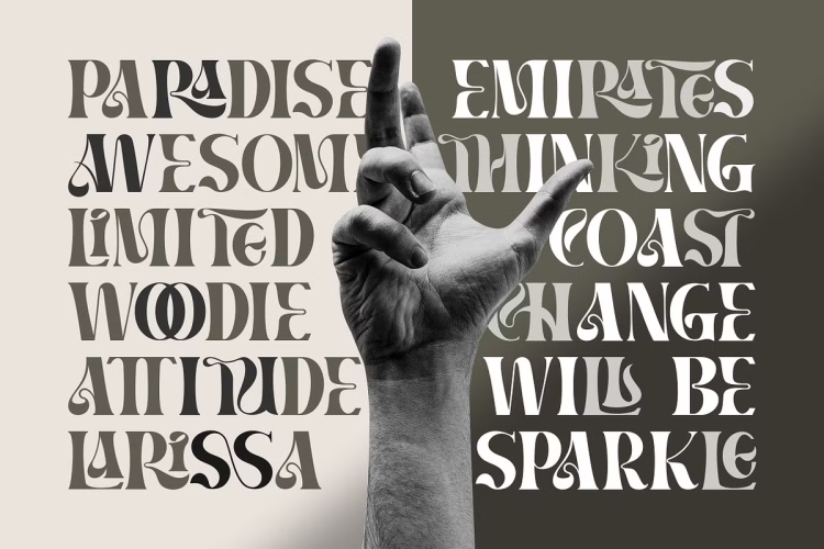 Brams Font free download preview 4 – Display Fonts font