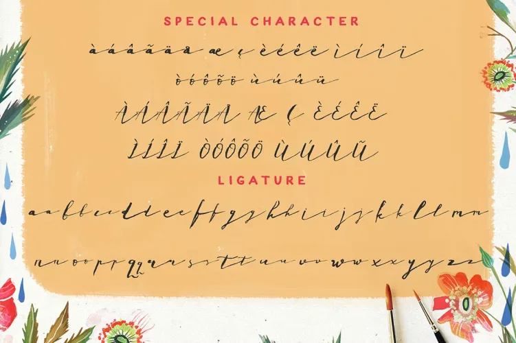 Brandine Font free download preview 1 – Serif Fonts font