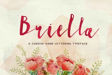 Briella Font free download – Script font preview