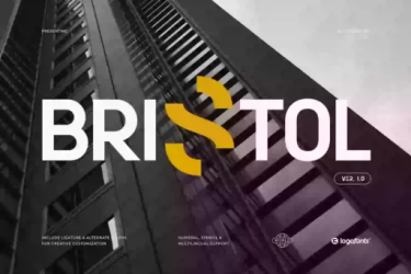 Bristol Font free download – Packaging font preview