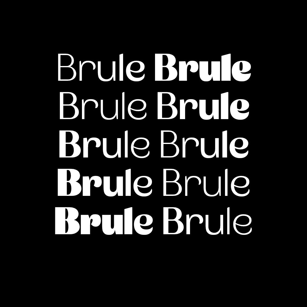 Brule Font Family free download preview 3 – Decorative Fonts font