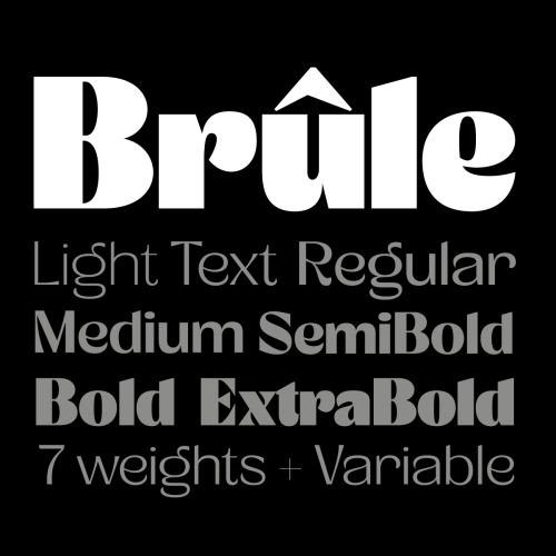 Brule Font Family free download preview 11 – Decorative Fonts font