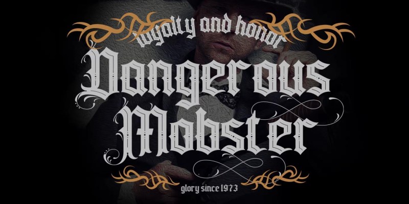 Buckedtalk Font free download preview 5 – Blackletter Font font
