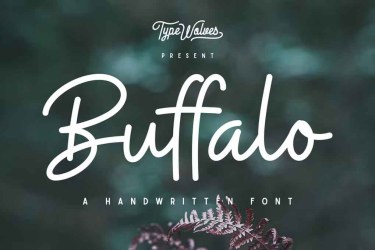 Buffalo Font free download – Script And Handwritten font preview