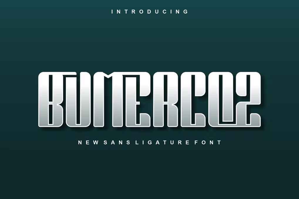 Bumercoz Font free download – Serif Fonts font preview image for Windows and Mac