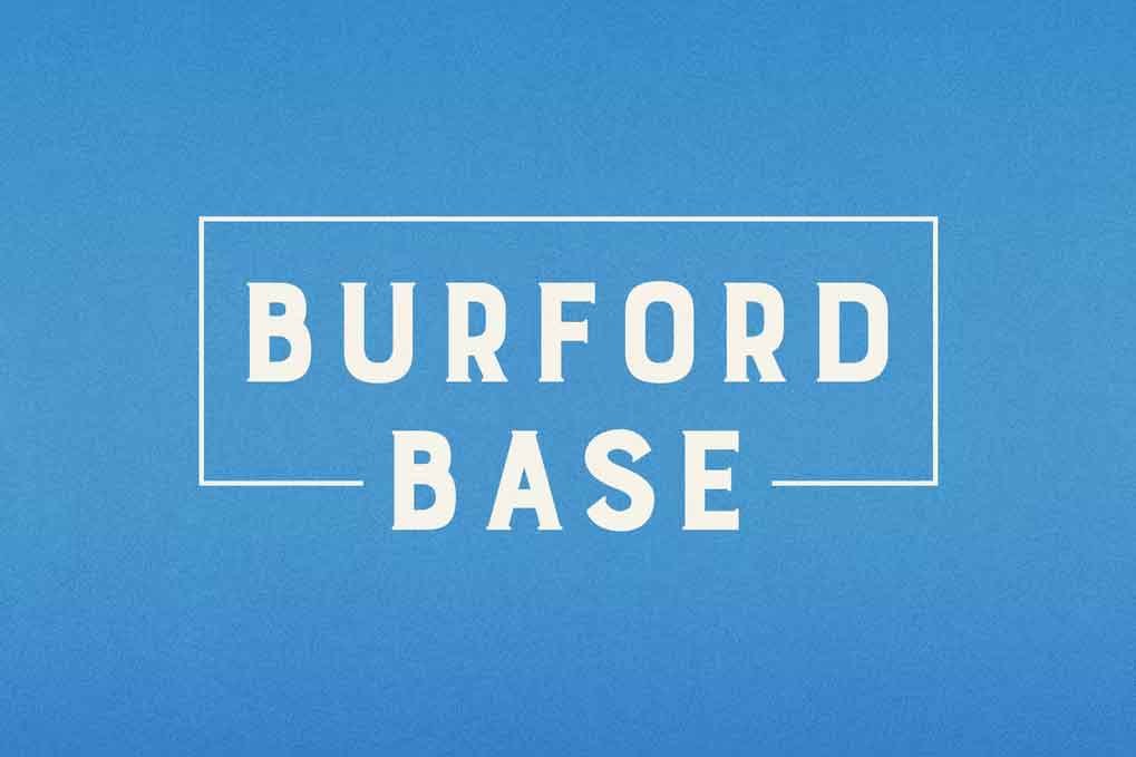 Burford Base Font free download – Serif Fonts font preview image for Windows and Mac