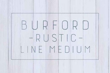Burford Rustic Line Medium Font free download – Burford font preview