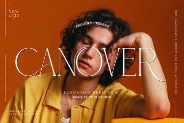 CANOVER Ligature Font free download – Retro font preview