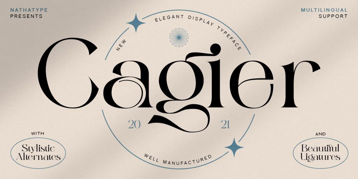 Cagier Font free download – Display Fonts font preview image for Windows and Mac