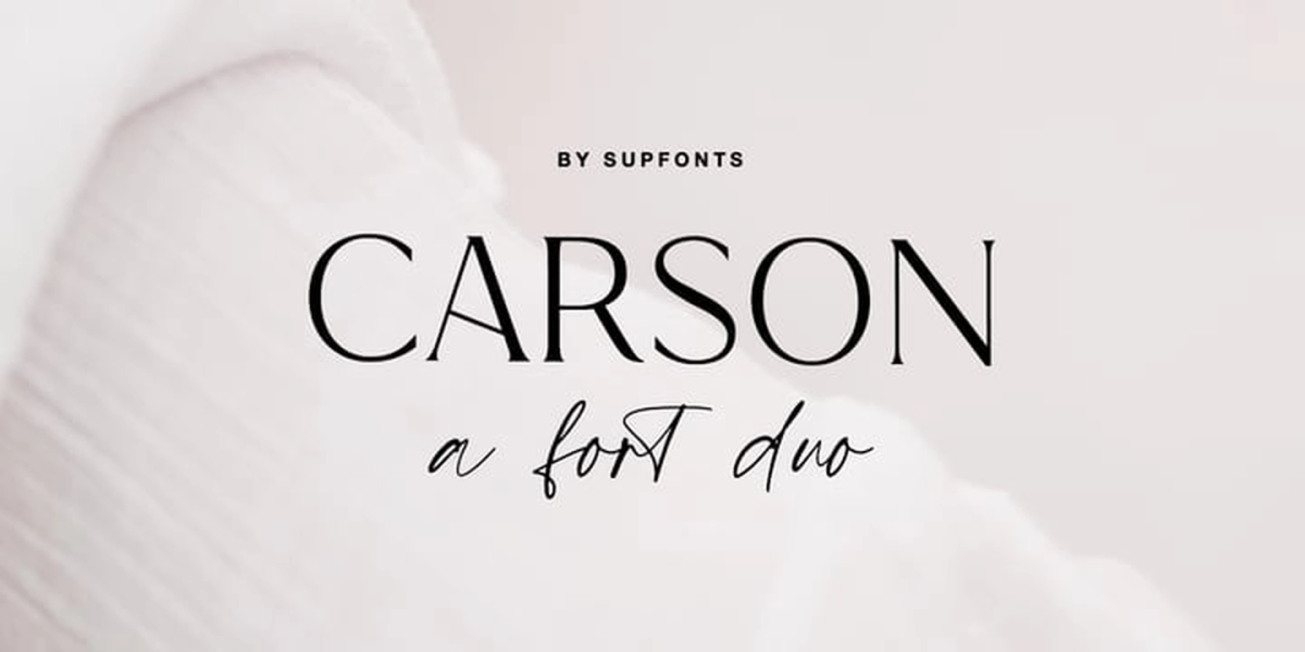 Carson Font Family free download – Serif Fonts font preview image for Windows and Mac