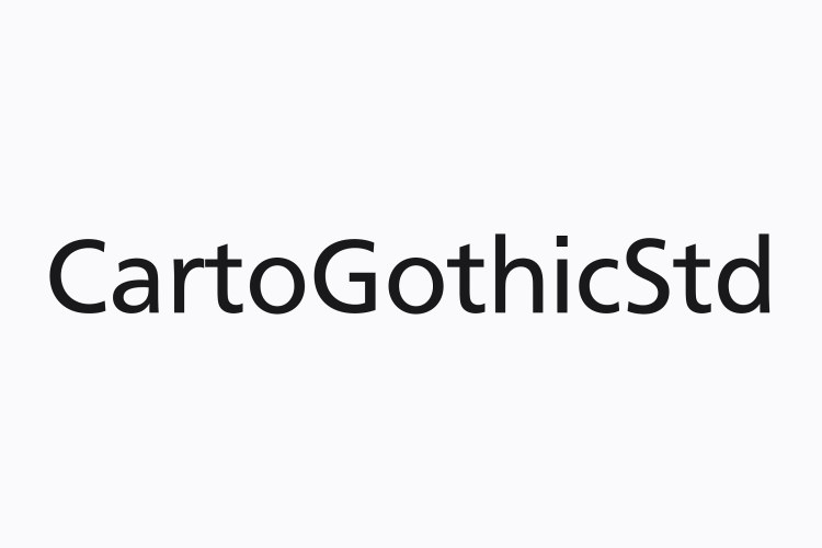 CartoGothic Std Font Family free download preview 1 – Sans Serif Fonts font